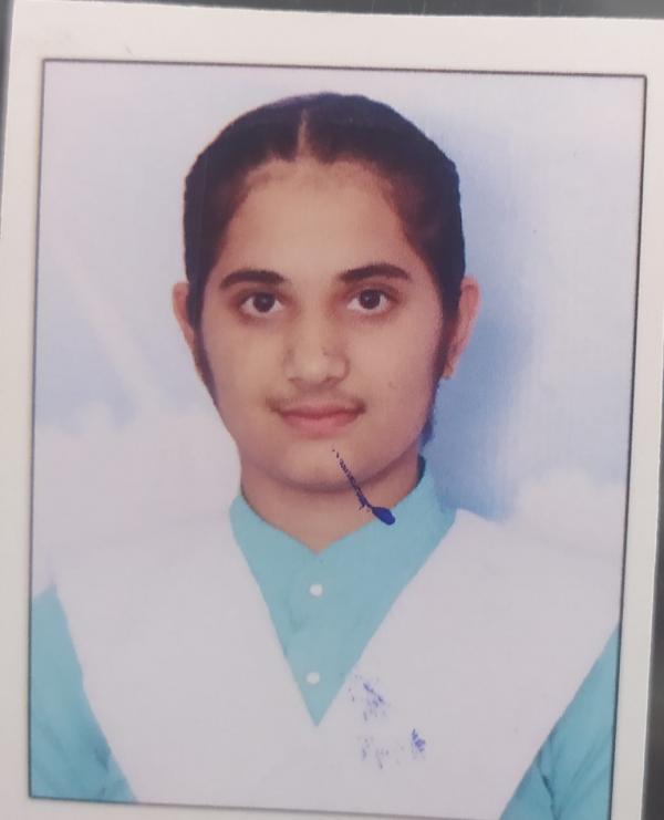 Parneet kaur 10th 3rd position  568/659 (87.38%)2024-25