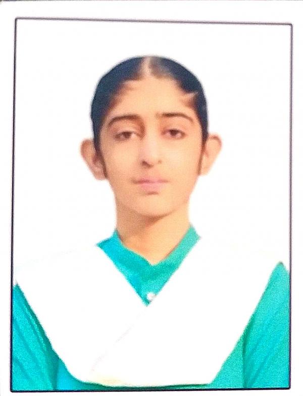 Yashmeen Kaur  10th 1st Position 612/650 (94.1%) 2024-25